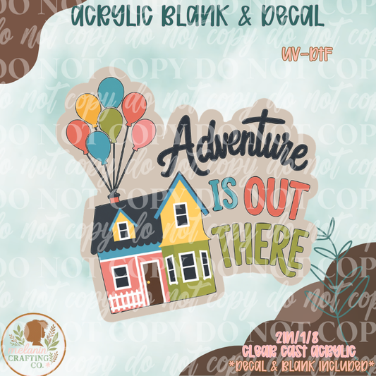 Adventure Is Out There UV DTF Acrylic Blank Set