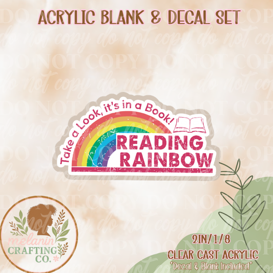 Take A Look Acrylic Blank & Decal Set