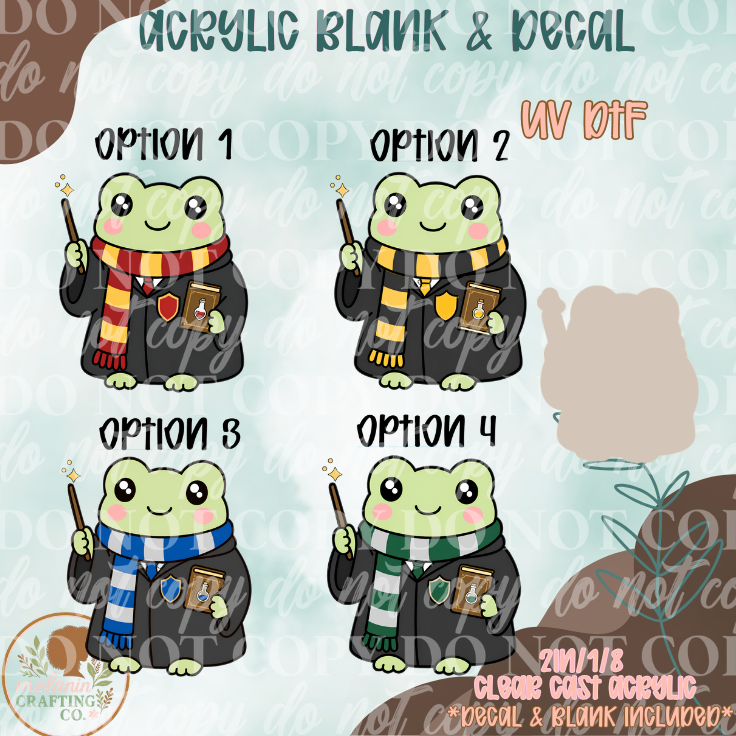 Froggy Wizards UV DTF Acrylic Blank Set