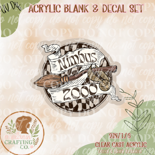 Nimbus 2000 UV Dtf Acrylic Blank Set