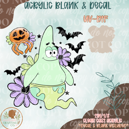 Star Ghost UV DTF Acrylic Blank Set