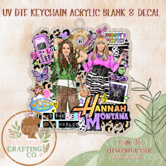 Best of both worlds UV DTF Acrylic Blank & Decal Keychain