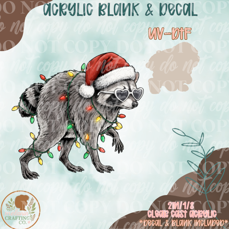 Festive Jimothy UV DTF Acrylic Blank Set