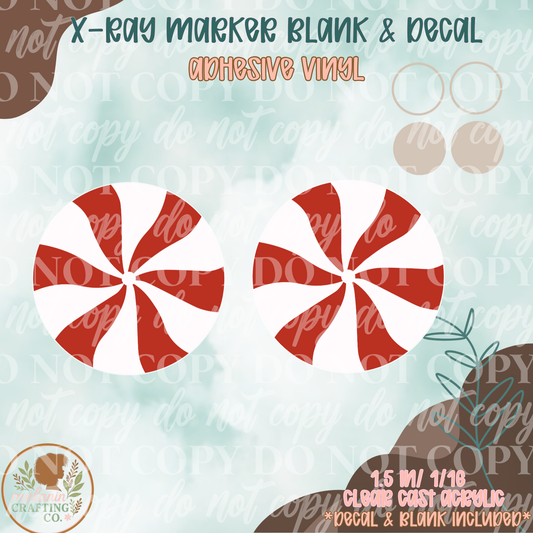 Peppermint X-Ray Markers (Decal Included)