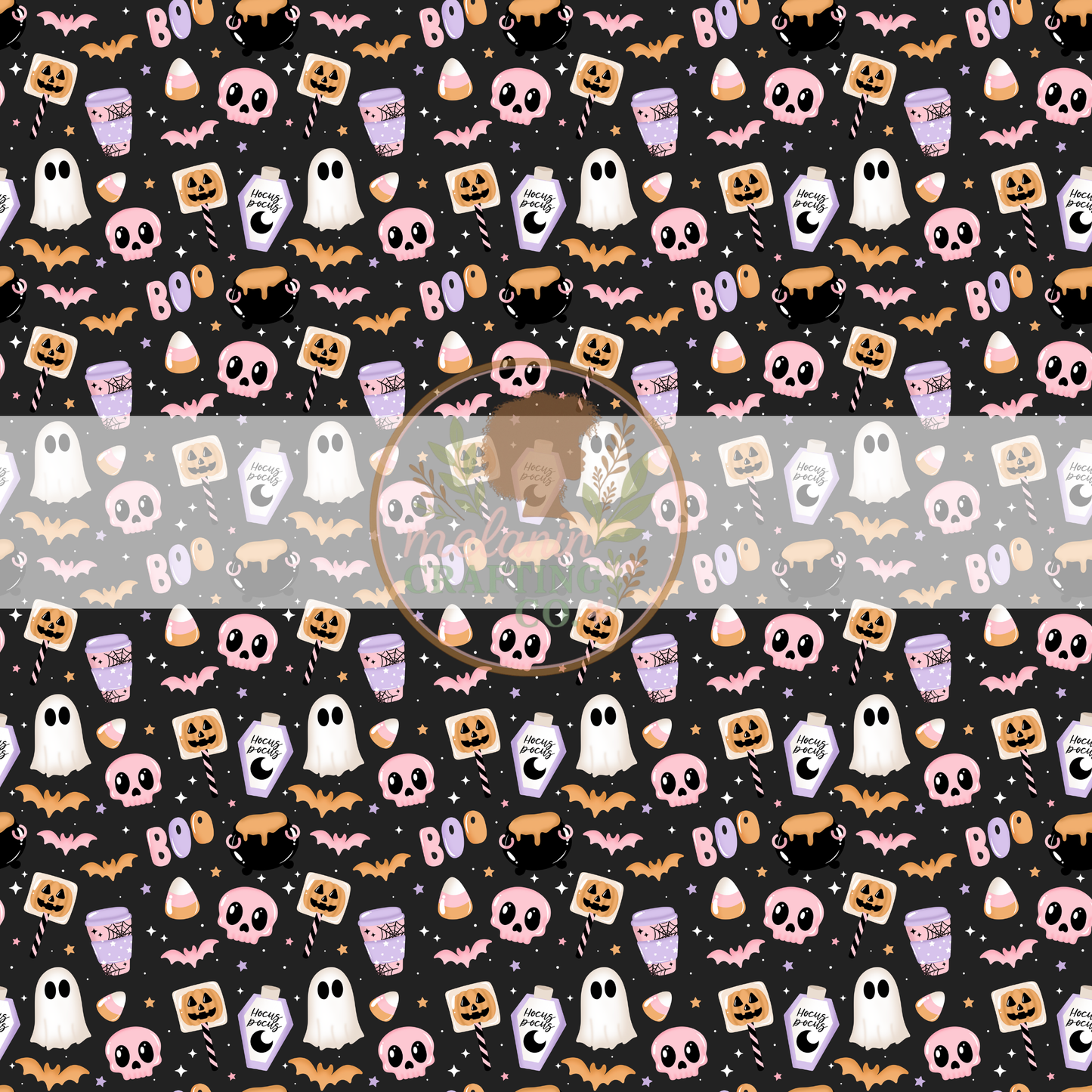 Pastel Spooky Candy 12x12 Adhesive Vinyl