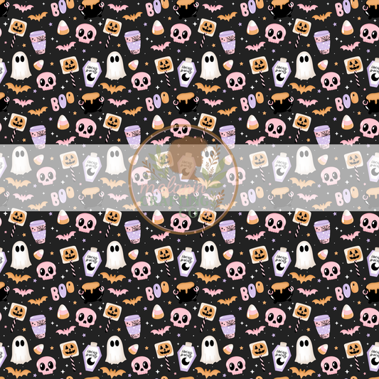 Pastel Spooky Candy 12x12 Adhesive Vinyl