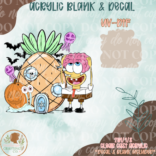 Spooky Bob UV DTF Acrylic Blank Set