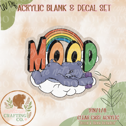 Mood Bear UV DTF Acrylic Blank Set