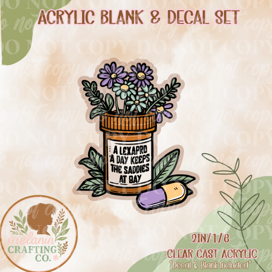 Lerxapro Acrylic Blank & Decal Set