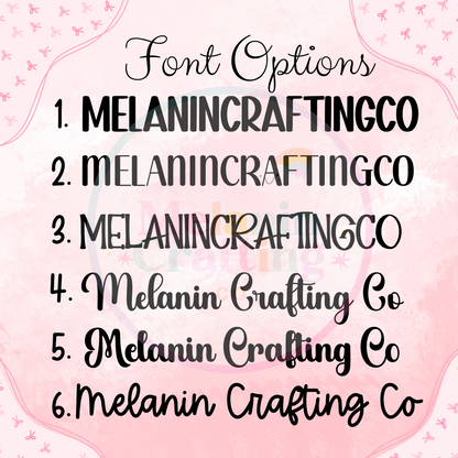 Business Name Watermark Sign